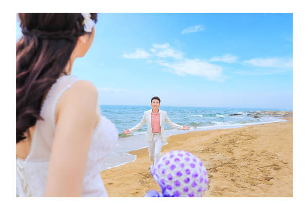 洛可婚纱摄影工作室海景案例