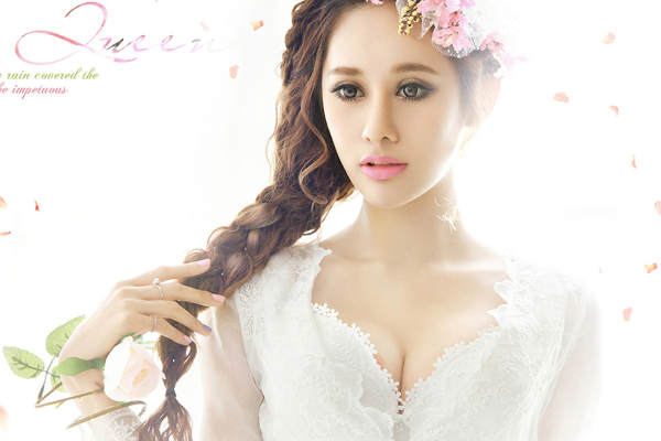 巴黎春天婚纱摄影小清新案例