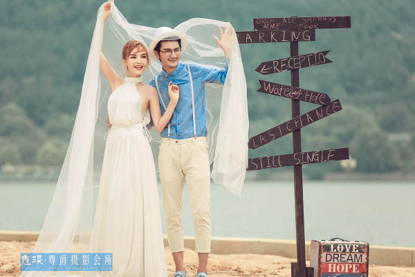 新娘新概念婚纱摄影小清新案例