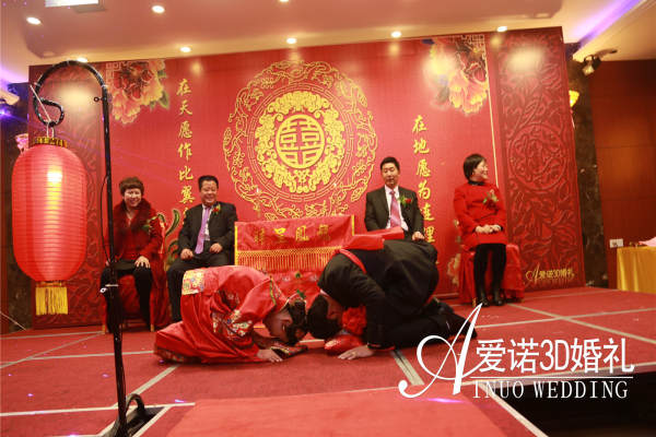 爱诺D婚礼定制红色喜庆案例