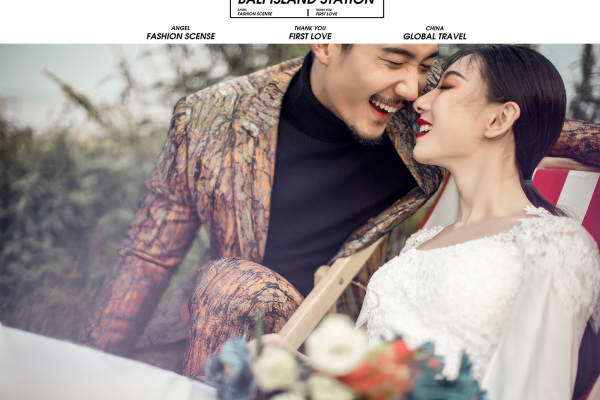热度婚纱摄影街拍案例