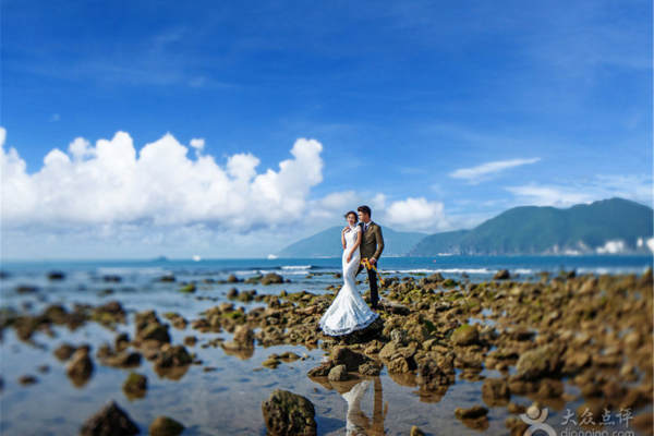 艾城婚纱摄影工作室海景案例
