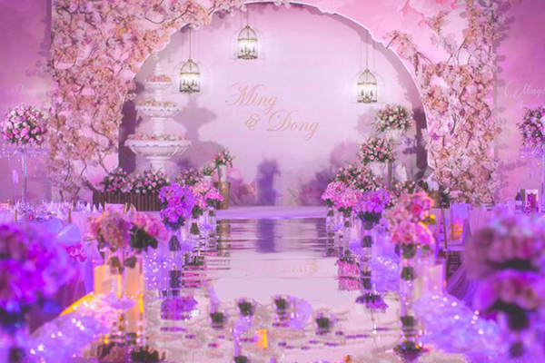 HersWedding优悦婚礼粉红案例