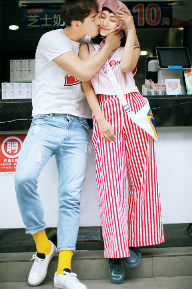 蒙娜丽莎婚纱摄影小清新案例