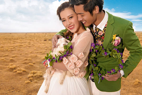 珠峰之恋婚纱摄影城市地标案例
