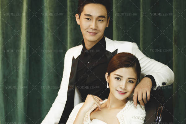 元目婚纱摄影园中晨光案例