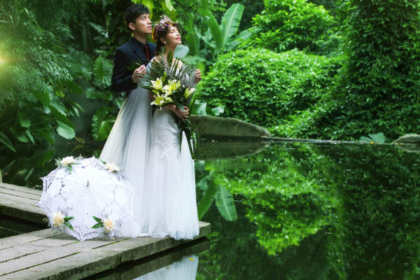 巴黎婚纱摄影小清新案例