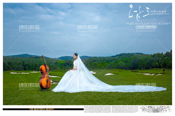 群丽婚纱摄影小清新案例