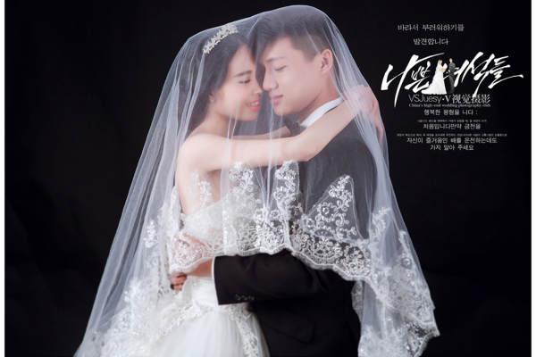 V视觉婚纱摄影小清新案例
