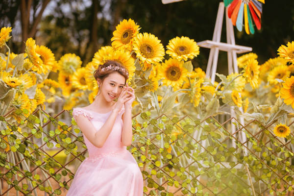 SKY婚纱摄影花海案例