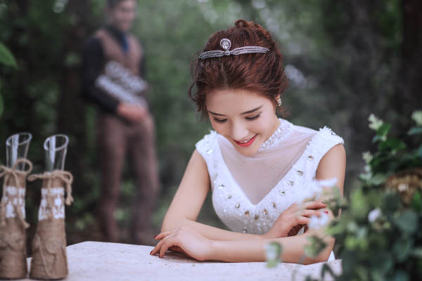 爱慕婚纱摄影海景案例