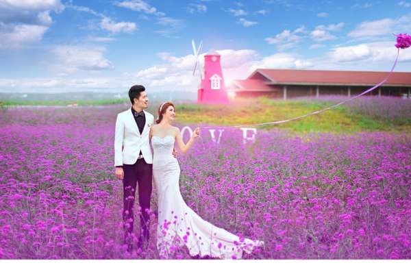 爱慕伊高端婚纱摄影城市地标案例