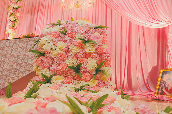 花千阁婚礼香槟色案例