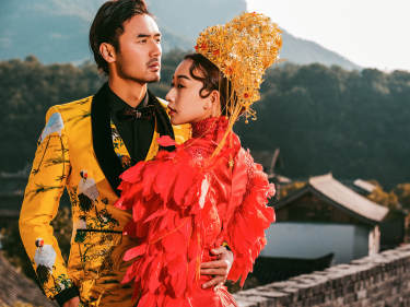 蒙娜丽莎婚纱摄影复古案例