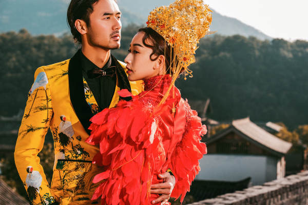 蒙娜丽莎婚纱摄影复古案例