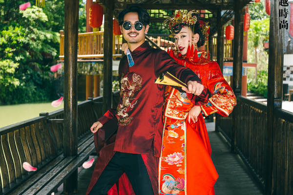 吸引力婚纱摄影庭院案例