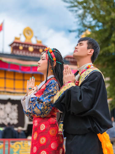 珠峰之恋婚纱摄影城市地标案例
