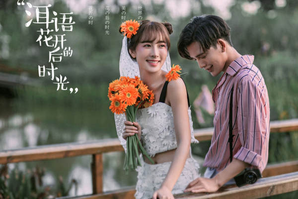 巴黎恋人婚纱摄影花海案例