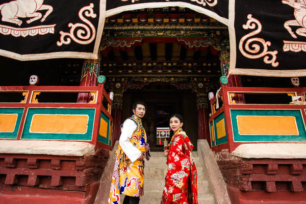 金夫人婚纱摄影城市地标案例