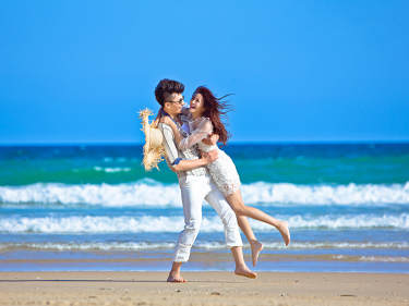 曼帝婚纱摄影海景案例