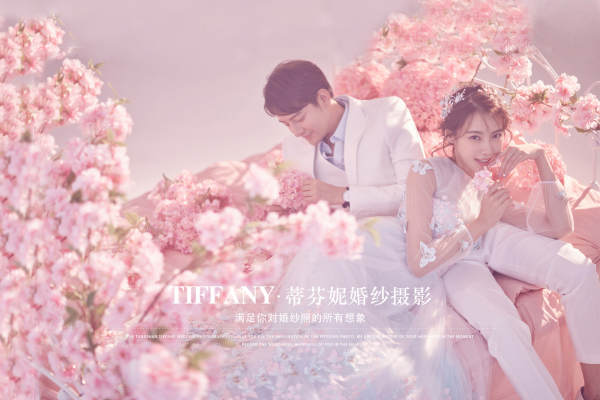 蒂芬妮婚纱摄影海景案例