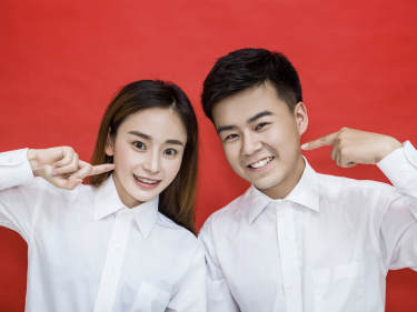Jovess桔色摄影证件照案例