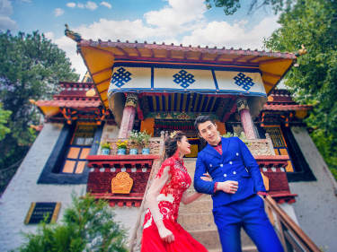 金夫人婚纱摄影个性案例