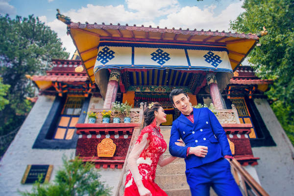 金夫人婚纱摄影个性案例
