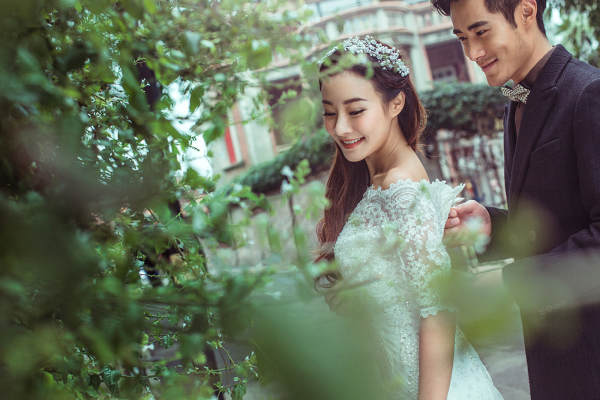 金色米蘭婚纱摄影宫殿教堂案例