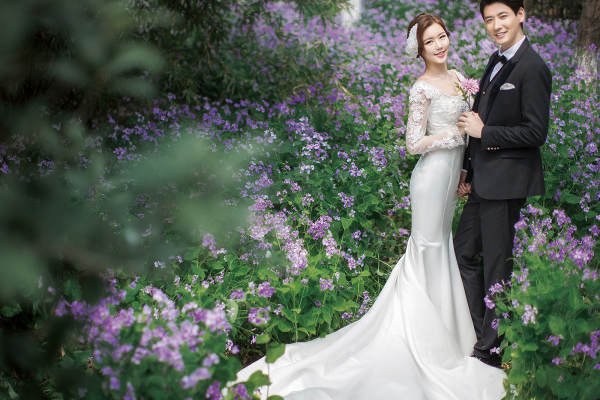 倾城婚纱摄影花海案例