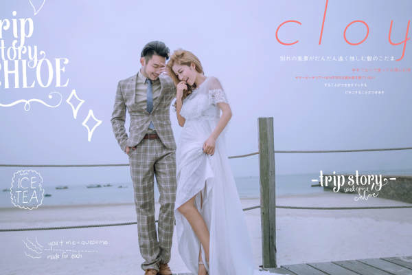 克洛依婚纱摄影海景案例
