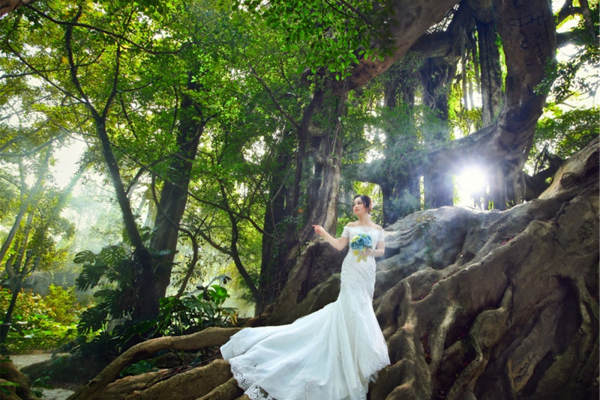 薇薇新娘婚纱摄影小清新案例