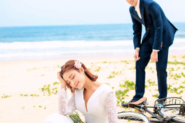 青禾视觉婚纱摄影海景案例