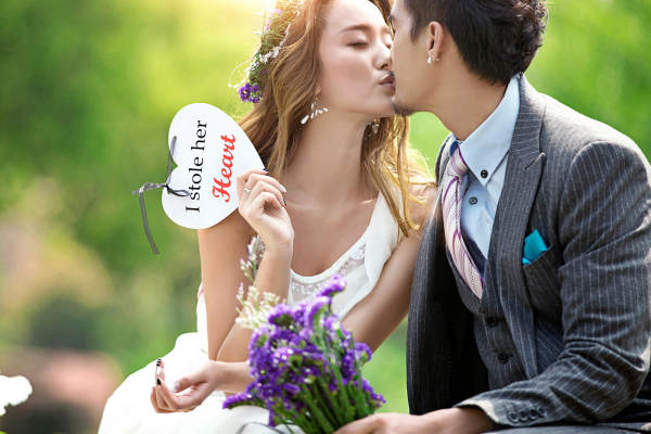 拉斐尔婚纱摄影花海案例