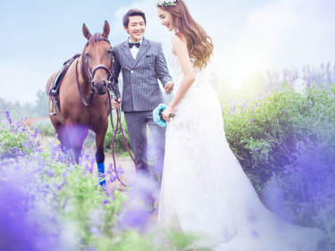 曼帝婚纱摄影小清新案例