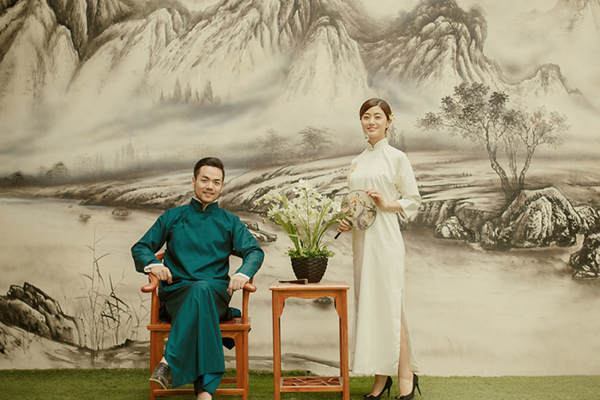 梦幻新娘婚纱摄影城市地标案例