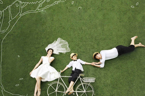 罗曼婚纱摄影街拍案例