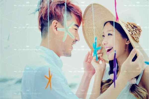 吉美婚纱摄影海景案例