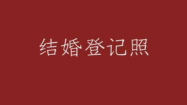 【结婚登记照】·1个主题·1套服装·1张精修·拍摄90分钟