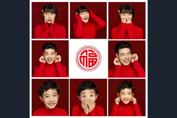 【全家福】·1个主题·1套服装·4张精修·拍摄90分钟