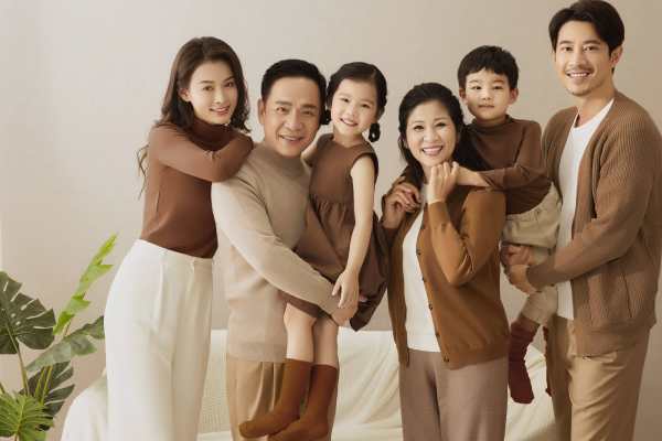 【全家福】·2个主题·2套服装·18张精修·拍摄90分钟