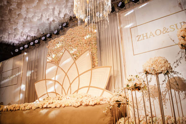 金禧婚礼香槟色案例