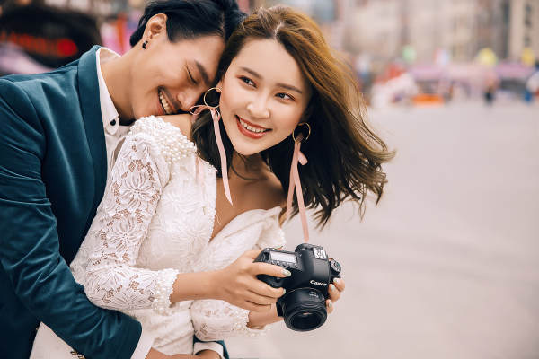 浓情婚纱摄影花海案例