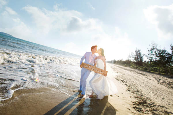 定州今生有约婚纱摄影海景案例