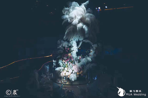 慕马婚礼粉白案例
