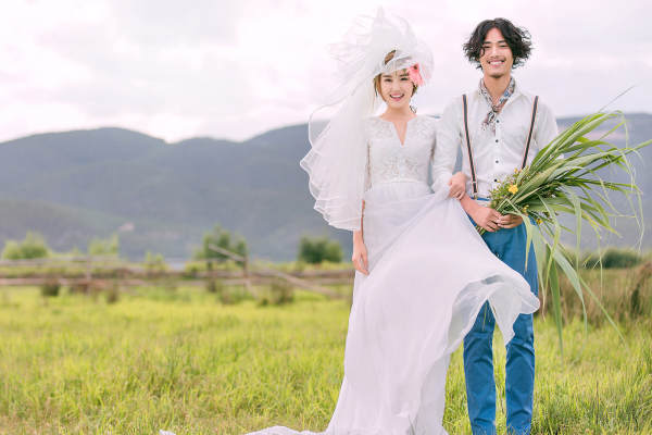 全城热恋婚纱摄影花海案例