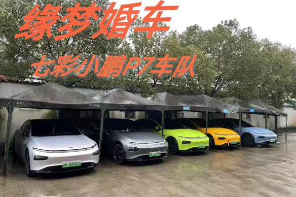 小鹏P7+小鹏P7车队