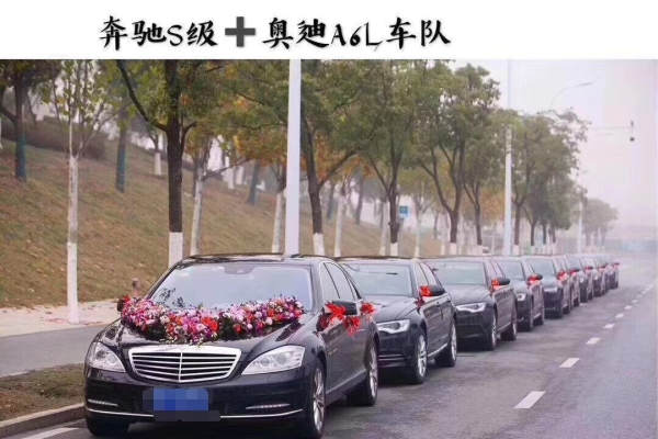 奔驰S级+奥迪A6L车队