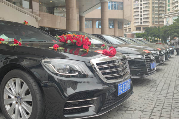 奔驰S级+奥迪A6L车队