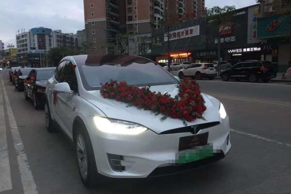 特斯拉MODELX车队